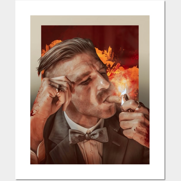 Peaky blinders (Arthur Shelby) fan art Wall Art by ElenaM